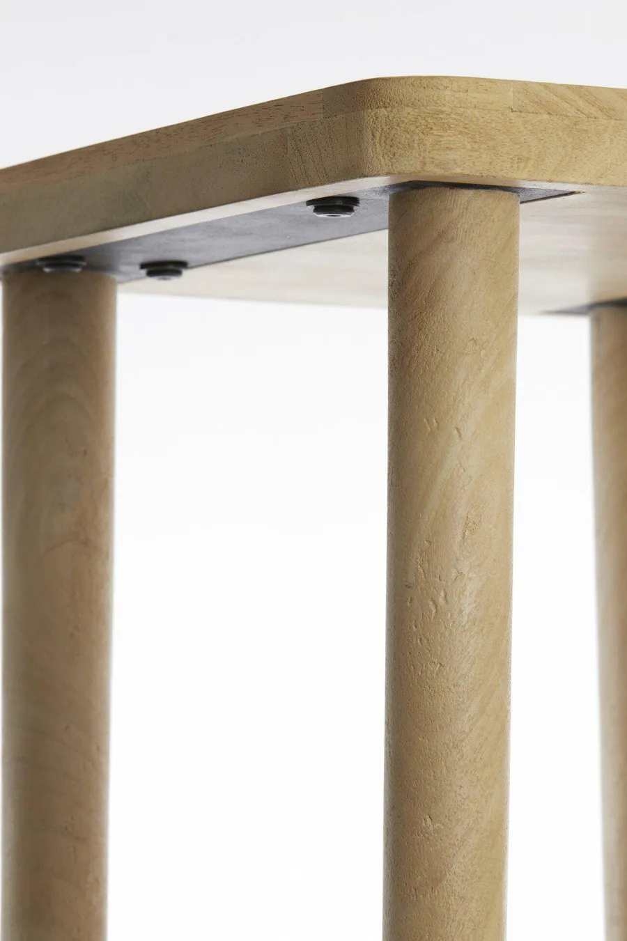 Light en Living Zuil 32x32x80 cm QIANO mango hout naturel Clearance