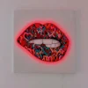 Locomocean Muurschilderij (LED lamp Neon) - Mouth Online