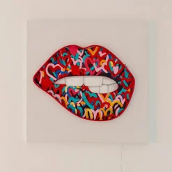Locomocean Muurschilderij (LED lamp Neon) - Mouth Online
