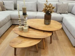 Nijwie Hamburg salontafel ovaal groot 98 cm