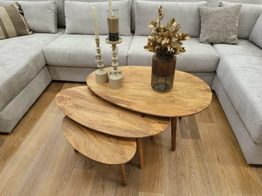 Nijwie Hamburg salontafel ovaal groot 98 cm