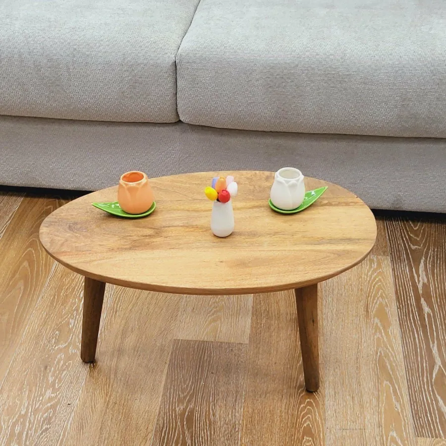 Nijwie Hamburg salontafel ovaal klein 60 cm Discount