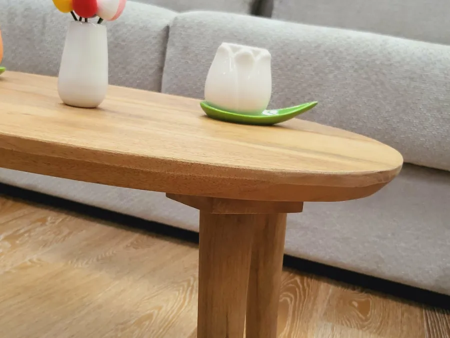 Nijwie Hamburg salontafel ovaal klein 60 cm Discount