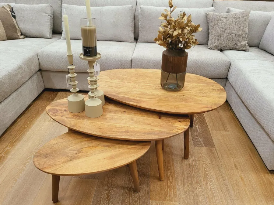 Nijwie Hamburg salontafel ovaal klein 60 cm Discount