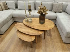 Nijwie Hamburg salontafel ovaal klein 60 cm Discount