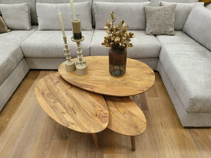 Nijwie Hamburg salontafel ovaal medium 88 cm Sale