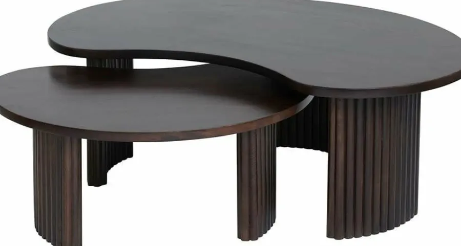 Nijwie Salontafel Firenze - boonvormig - 85 cm Best