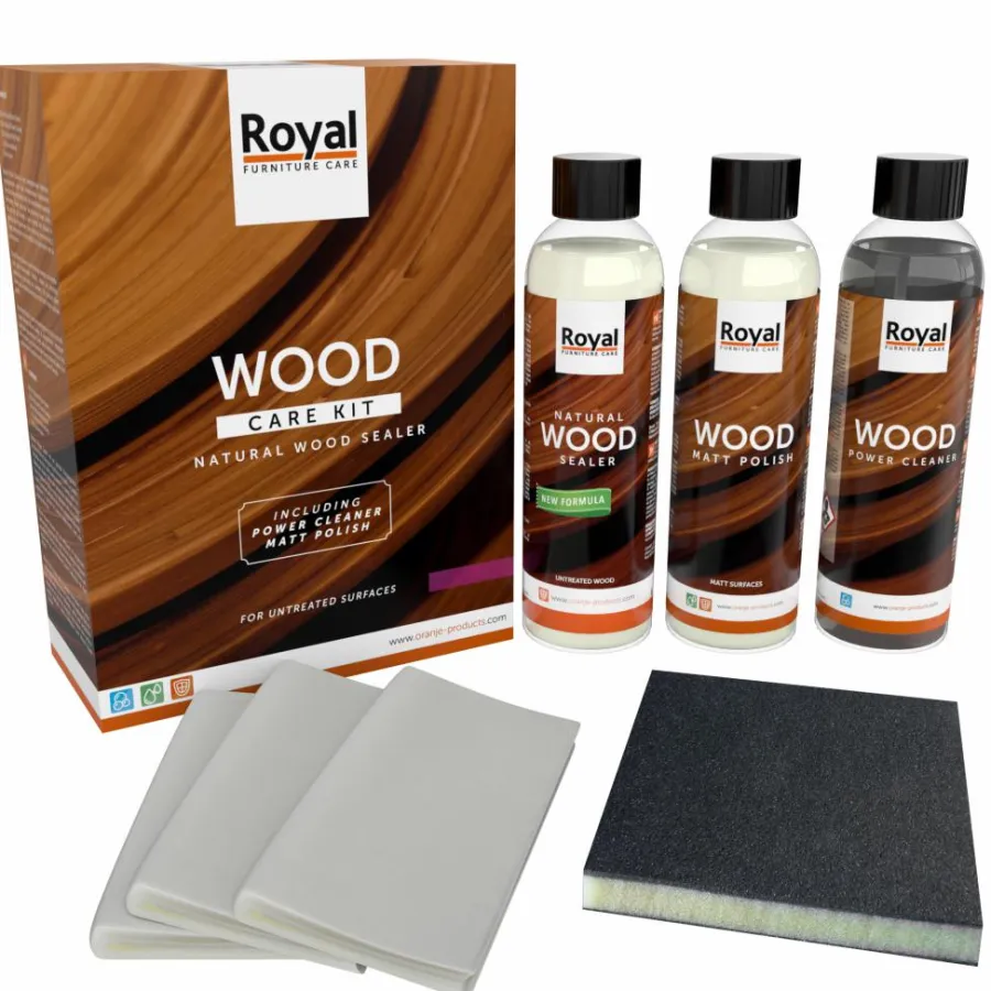 Oranje Natural Wood Sealer - Wood Care Kit Outlet