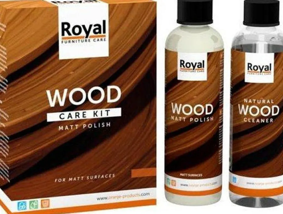 Oranje Wood Care Kit MattPolish+Cleaner 2x250ml Hot