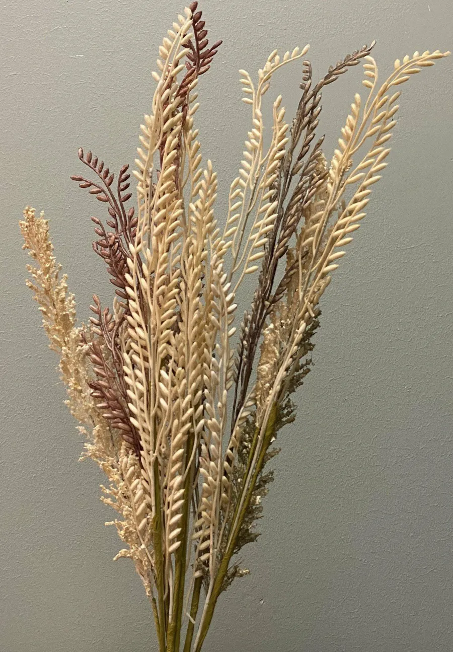 Parlane Ornament 10x2x53 cm WILD GRASS ivoor-roodbruin-groen New