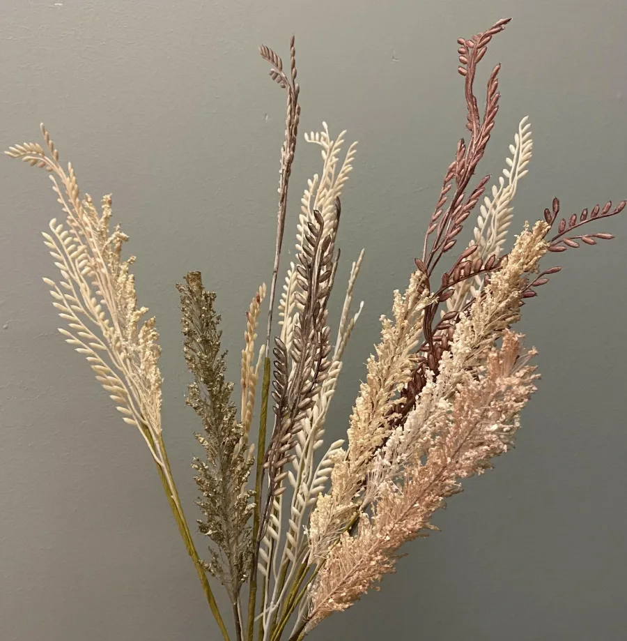 Parlane Ornament 10x2x53 cm WILD GRASS ivoor-roodbruin-groen New