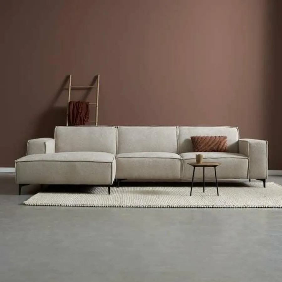 Pepp Interiors Bank River met chaise longue links in Majestic 603 Discount