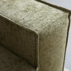 Pepp Interiors Bank River U opstelling met chaise longue links in Majestic 607 Online