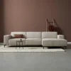 Pepp Interiors Bank River met chaise longue rechts in Majestic 603 New