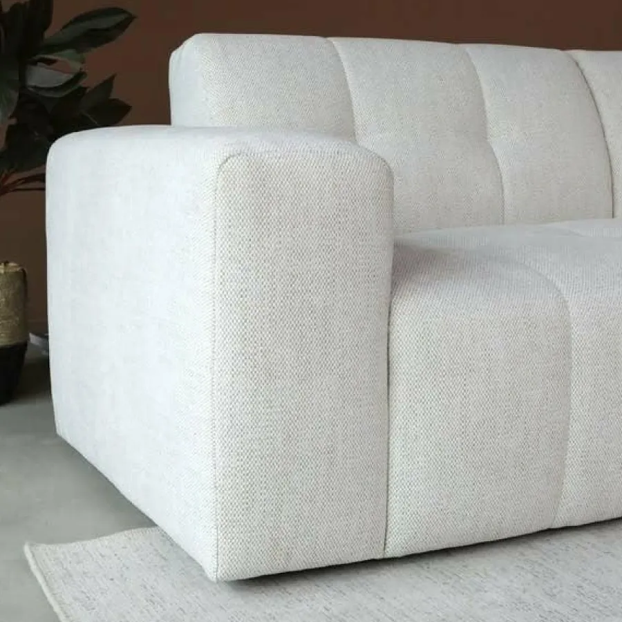 Pepp Interiors Bank Wave 2.5 zits met chaise longue rechts modesto 492 Outlet