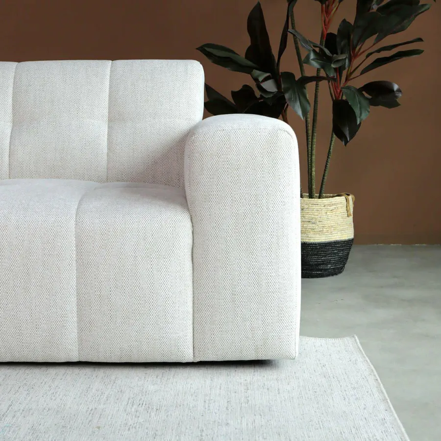 Pepp Interiors Bank Wave 2.5 zits met chaise longue links modesto 492 Hot