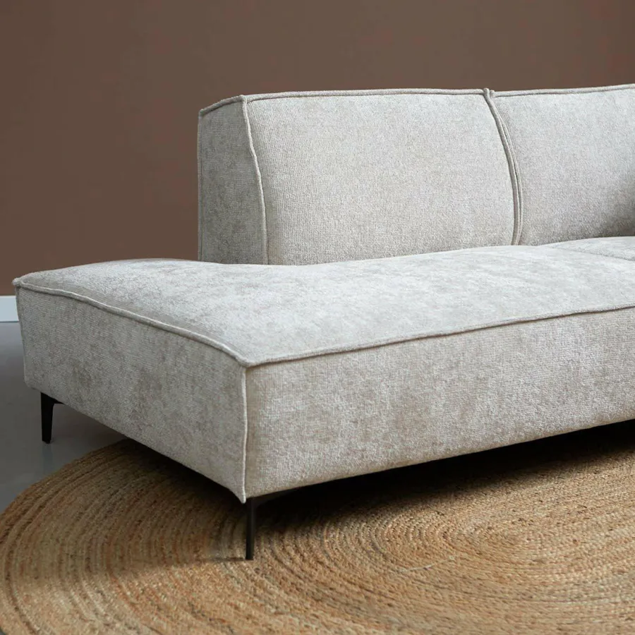 Pepp Interiors Hoekbank River - Ottoman links - Majestic 603 Hot