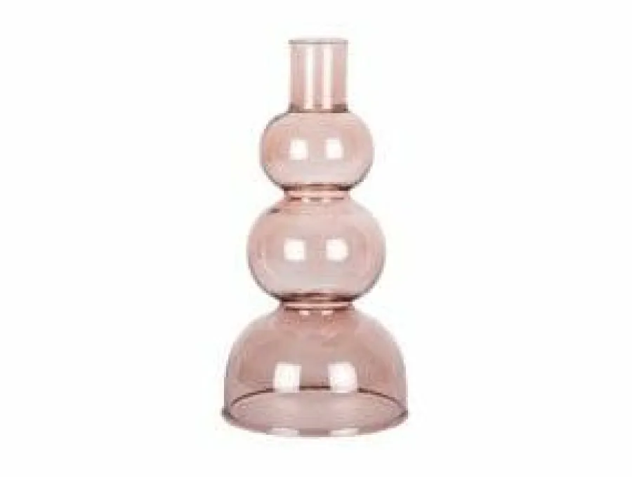 Present Time Kandelaar Layered Circles roze Clearance