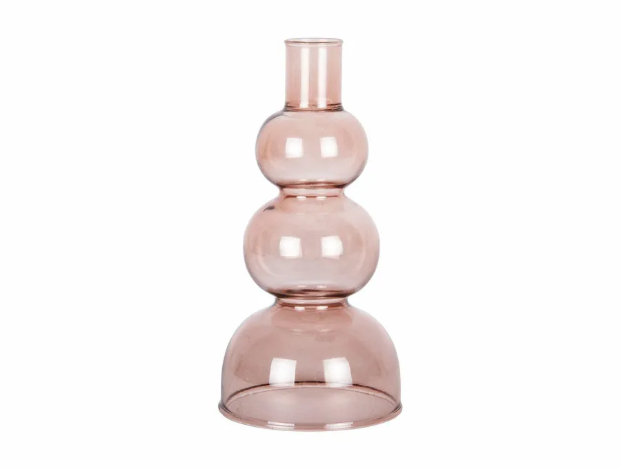 Present Time Kandelaar Layered Circles roze Clearance