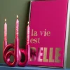 Present Time Kandelaar Rings medium - Metallic roze Discount