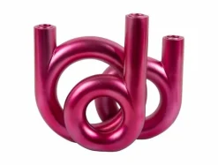 Present Time Kandelaar Rings medium - Metallic roze Discount