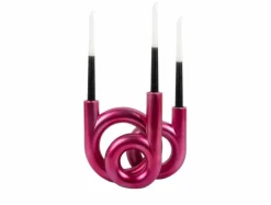 Present Time Kandelaar Rings medium - Metallic roze Discount