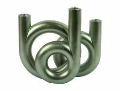 Present Time Kandelaar Rings medium - Metallic Jungle groen Online