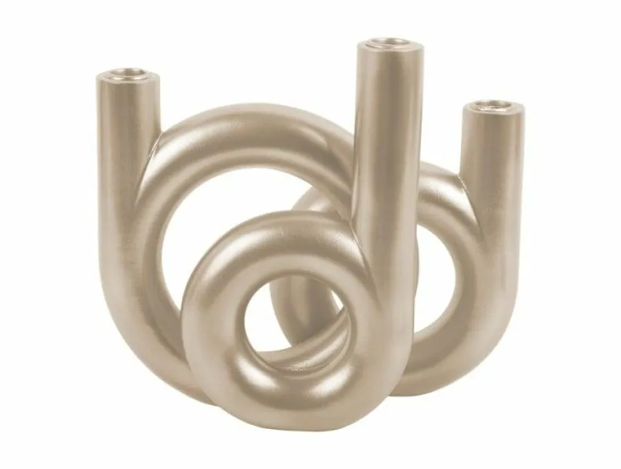 Present Time Kandelaar Rings medium - Metallic Goud Best