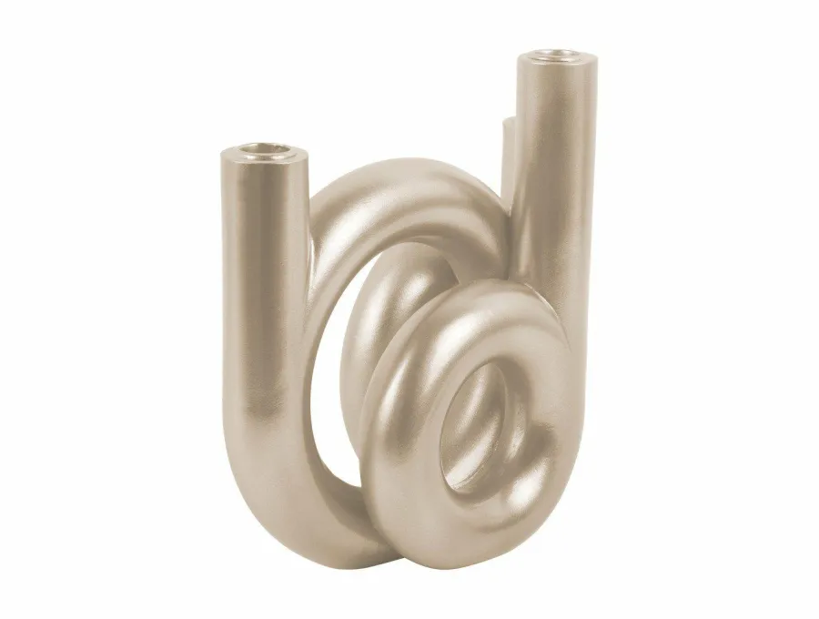 Present Time Kandelaar Rings medium - Metallic Goud Best