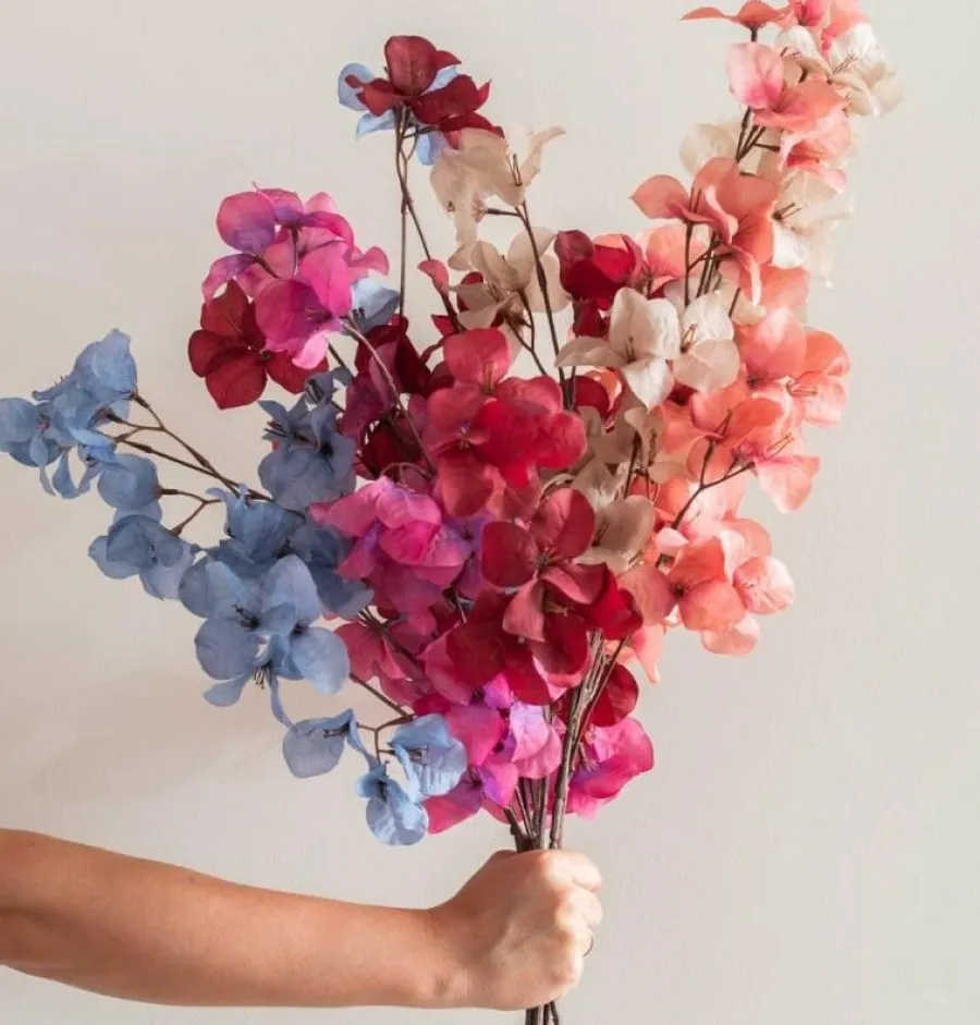 Present Time Kunsttak Flower Stem blauw Clearance
