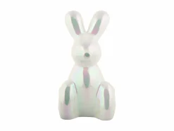 Present Time Ornament Balloon Bunny wit parelmoer groot Best