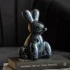 Present Time Ornament Balloon Bunny zwart