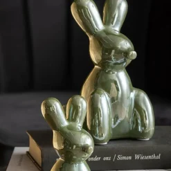 Present Time Ornament Balloon Bunny jungle groen groot Clearance