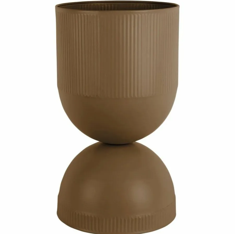 Present Time Plantenpot Tonar groot mocca bruin New