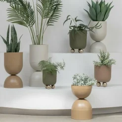 Present Time Plantenpot Tonar Medium mocca bruin Clearance