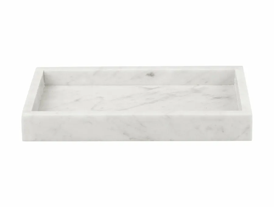 Present Time Schaal Marble Medium wit Discount