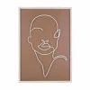 Present Time Schilderij Art Line Drawing groot Clearance