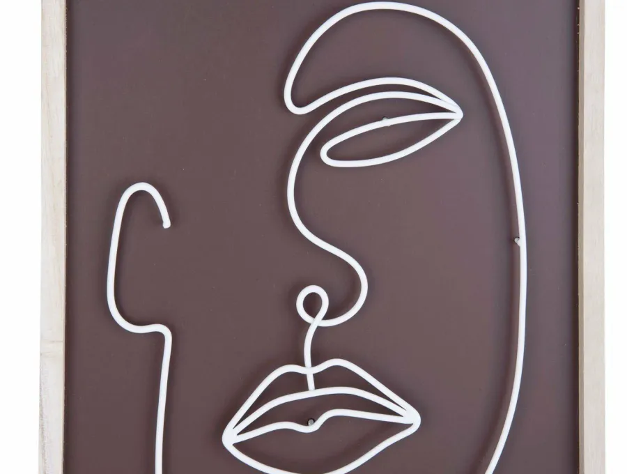 Present Time Schilderij Art Line Drawing Medium