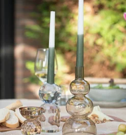 Present Time Set kaarsen Ombre donkergroen Outlet