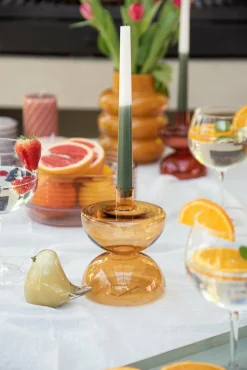 Present Time Set kaarsen Ombre donkergroen Outlet