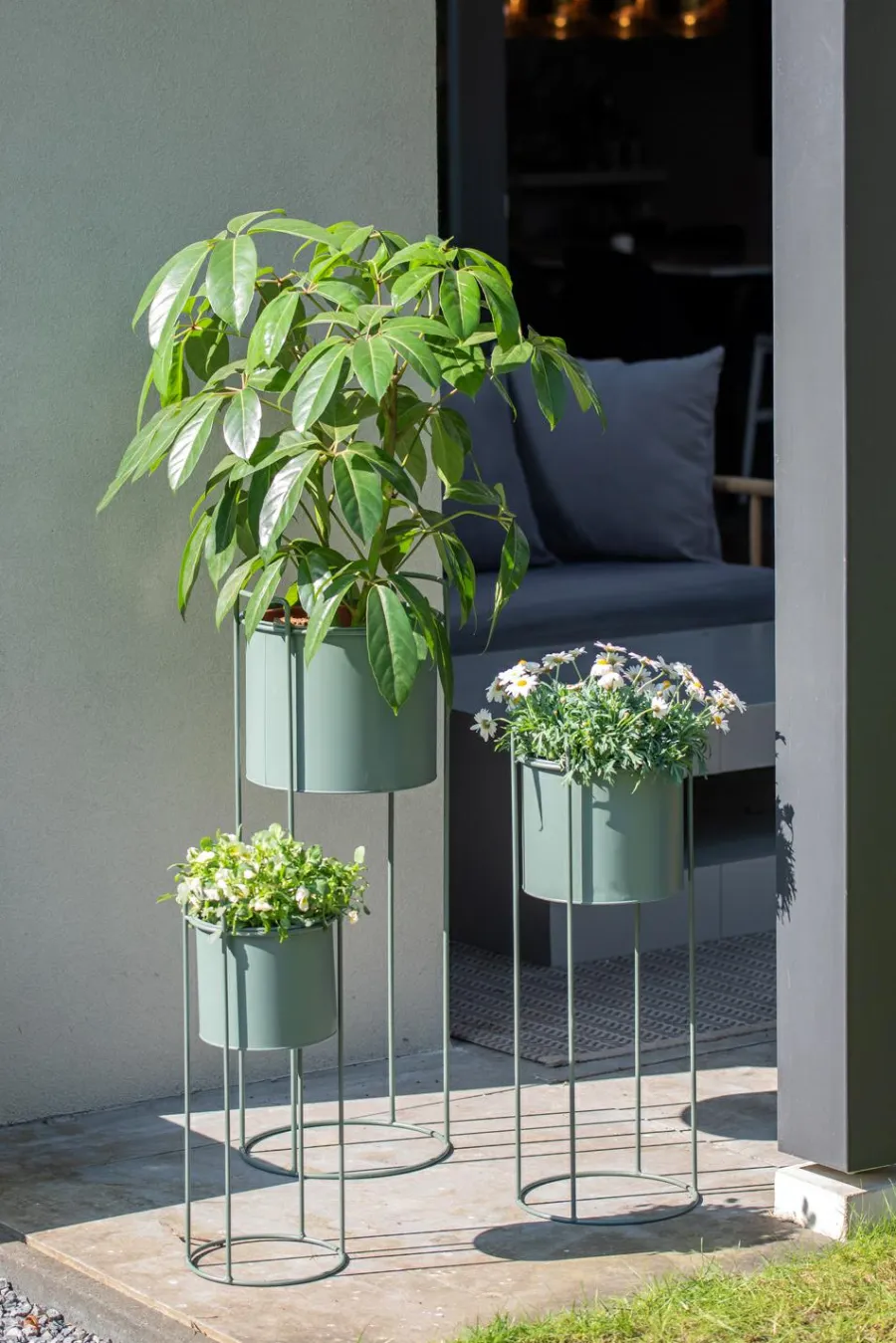 Present Time Set plantenpotten Essence rond junglegroen Discount
