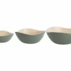 Present Time Set van 3 schalen Puro Organic groen Hot