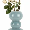Present Time Vaas Bubbles glas groot lichtblauw Outlet