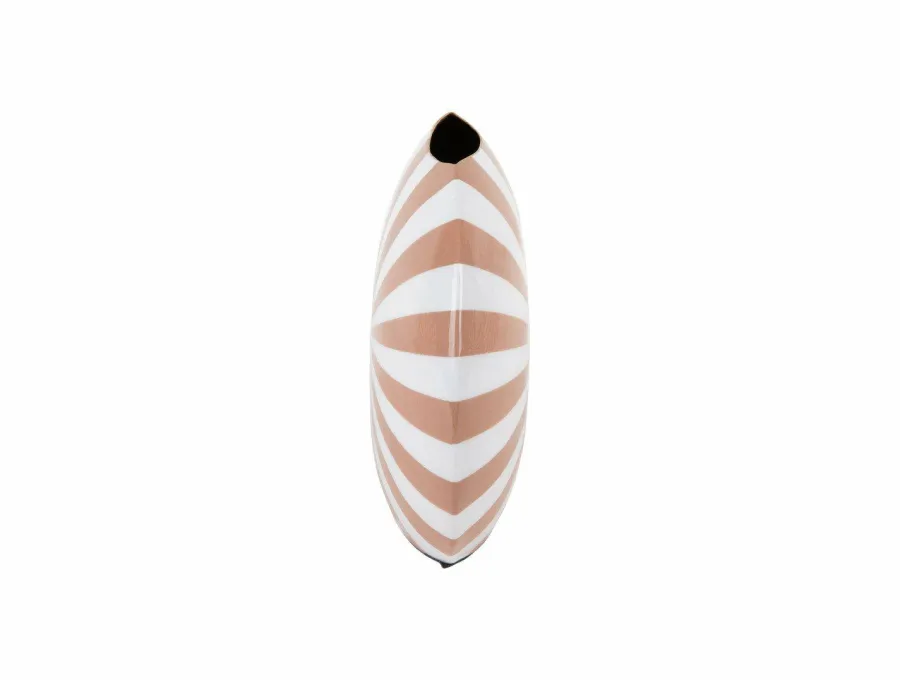 Present Time Vaas Candy Swirl zacht bruin - wit medium Discount