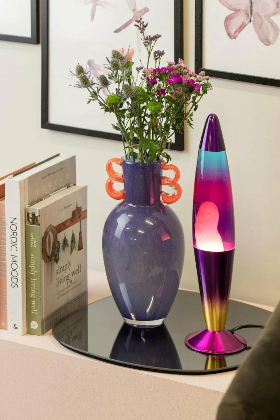 Present Time Vaas Fiesta Large helder paars Discount
