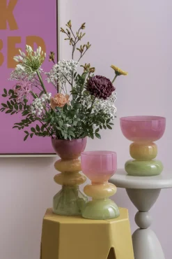 Present Time Vaas Funky Vibes glas breed multi colour Outlet