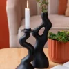 Present Time Vaas Organisch Swirls zwart Discount