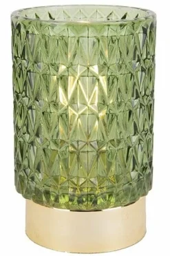 Present Time Votive LED Diamond groen Best