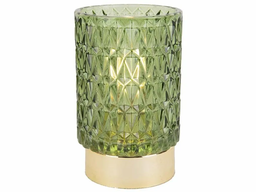 Present Time Votive LED Diamond groen Best