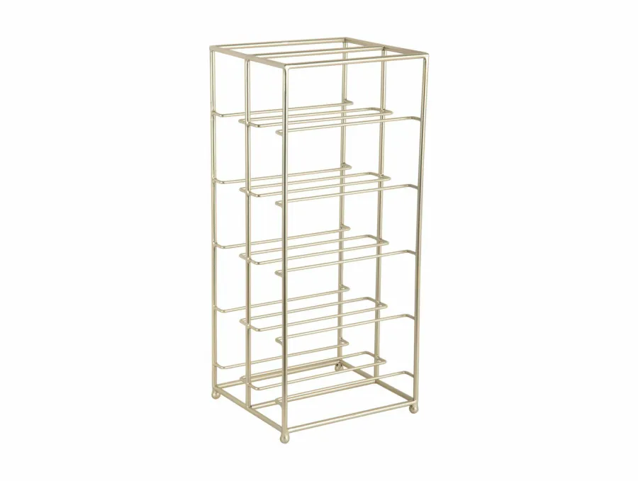 Present Time Wijnrek Dual Floor metaal goud Discount